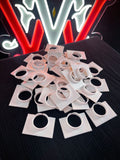 Boom Deck plastic flap holders